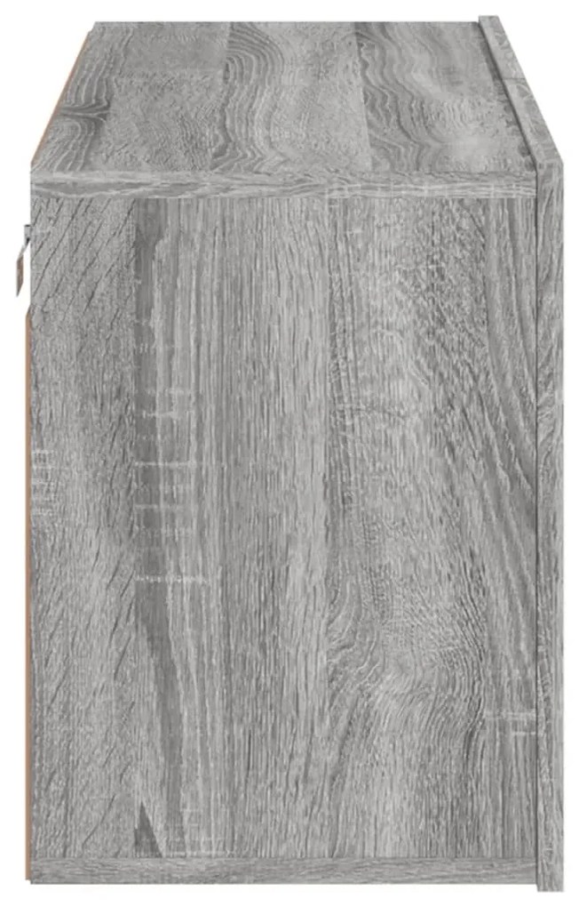 Móvel de parede para TV 80x30x41 cm cinzento sonoma