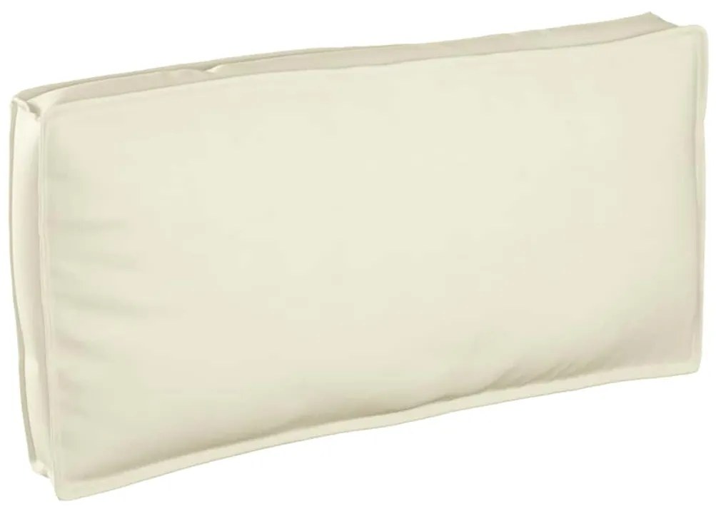 vidaXL Almofada de Palete para Assento/Costa Creme 120x60x12 cm em Tecido Oxford