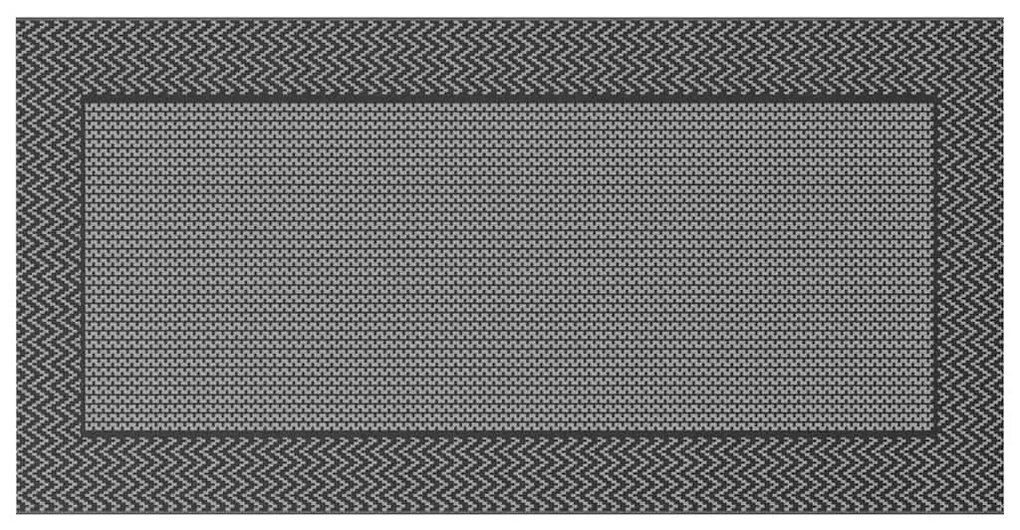 Tapete para Exterior 'ARAKIL'Preto e Cinza 250x500 cm PP