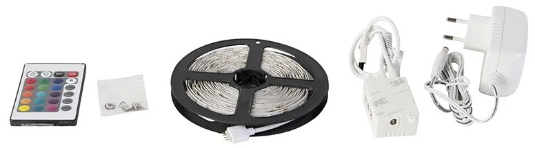 Fita LED flexível 5 metros multicolor RGB - Teania Moderno