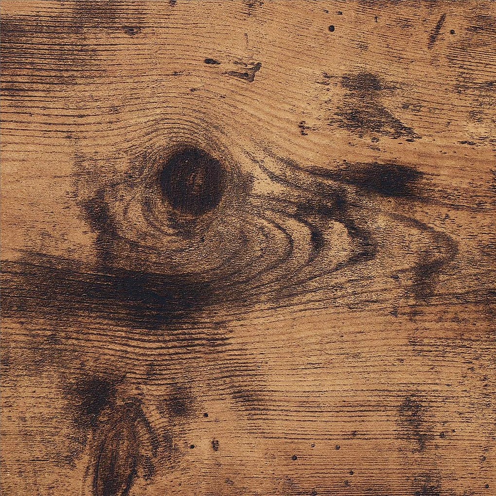 Cabideiro em estilo industrial 45 x 45 x 181 cm Castanho vintage + Preto