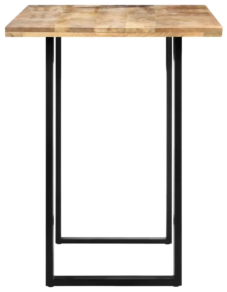 Mesa de jantar 120x60x76 cm madeira de mangueira maciça