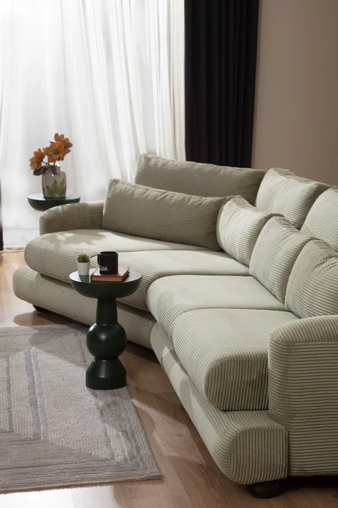 Sofá de 4 Lugares River – Verde – 330x105x90 cm