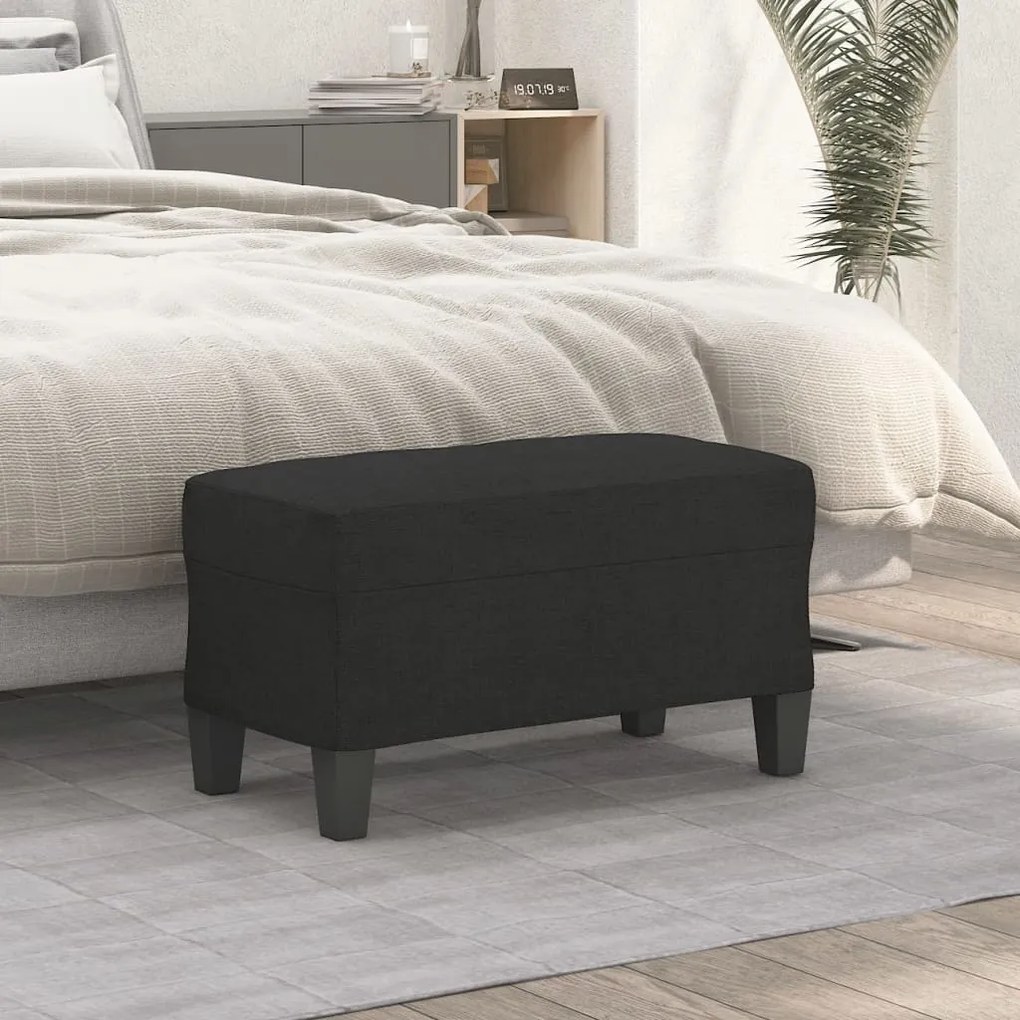 vidaXL Banco 70x35x41 cm tecido preto