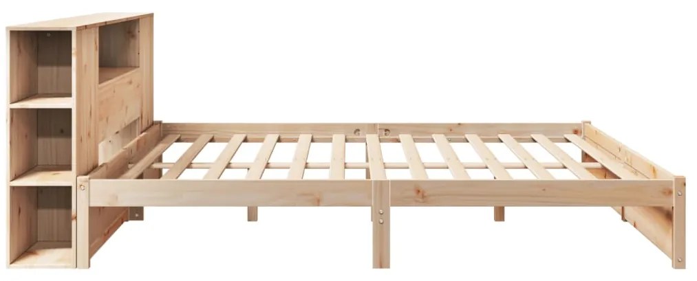 Cama com estante sem colchão 180x200 cm pinho maciço