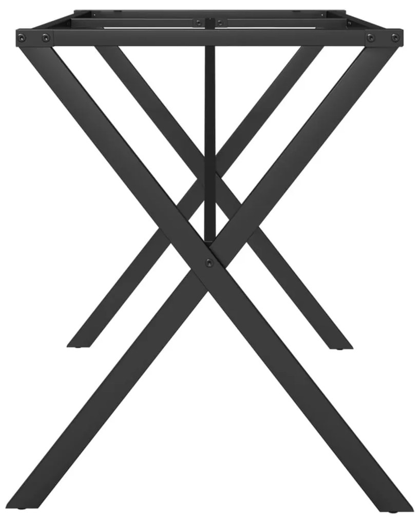 Pernas para mesa de jantar estrutura em X aço