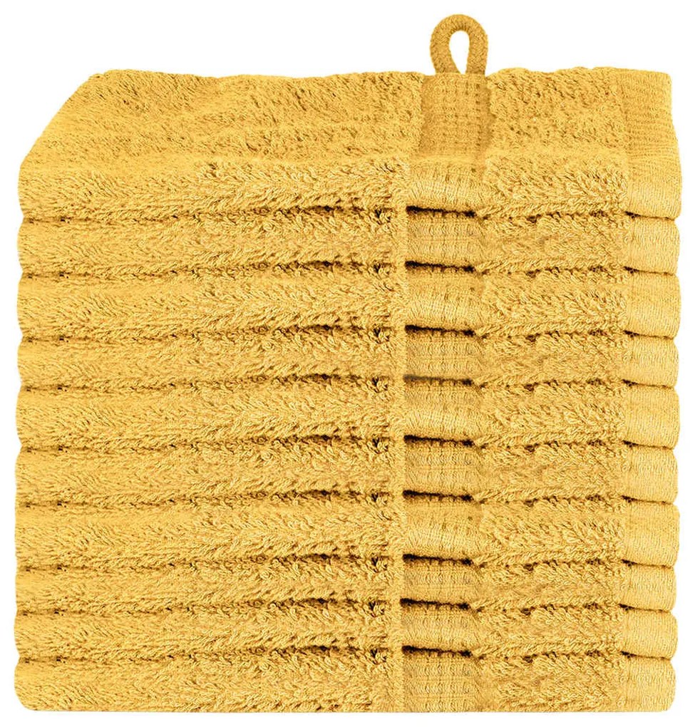 Panos de prato 10 pcs Ouro 15 x 21 cm Algodão