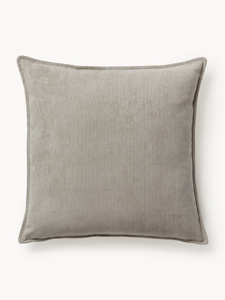 Large Corduroy Sofa Cushion Lennon, 70 x 70 cm