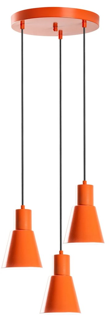 Chandelier Konikkem – Laranja – Diâmetro 40 cm