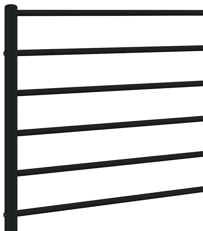 Cabeceira de cama 100 cm metal preto