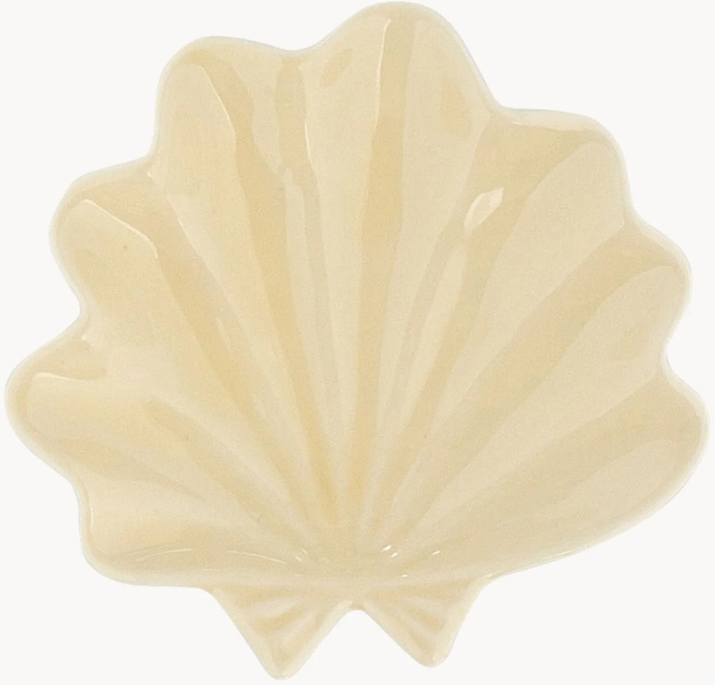 Taça decorativa pequena em cerâmica artesanal Shell