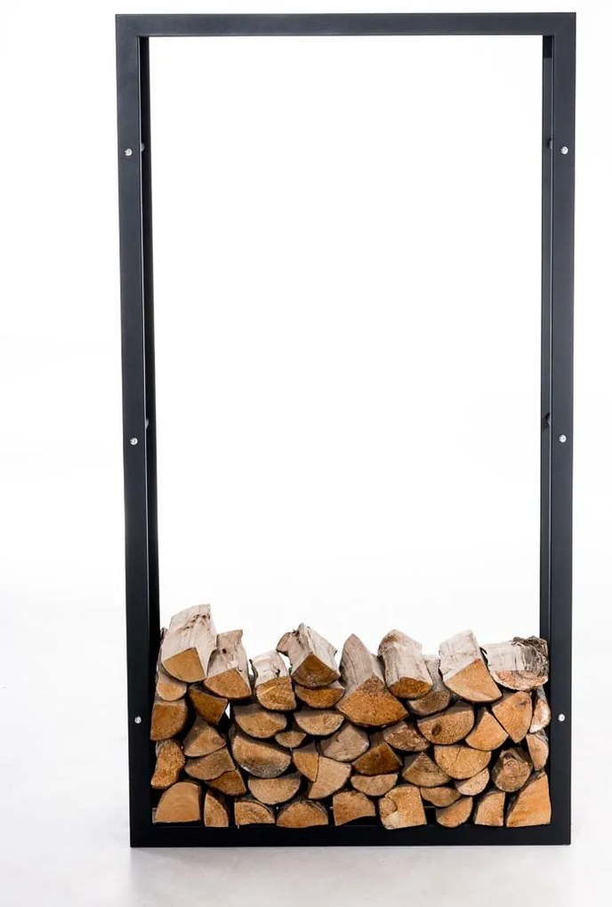 Suporte para lenha Keri V3 25 x 60 x 100 Preto