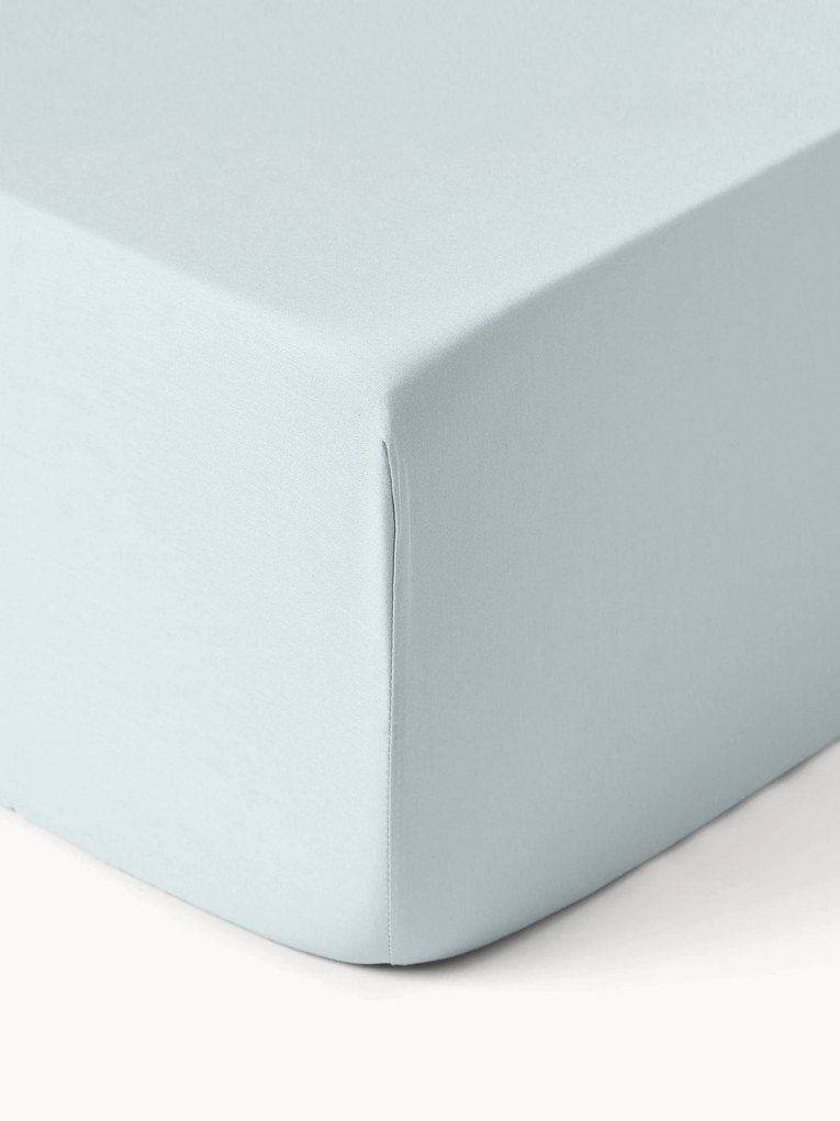 Lençol elástico em cetim de algodão para boxspring Comfort