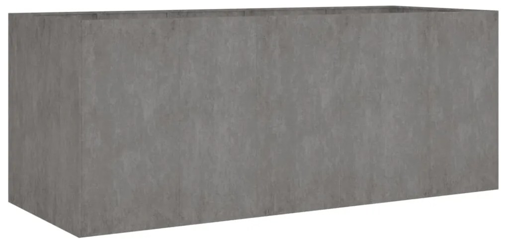 Canteiro elevado de jardim 200x80x80 cm aço corten