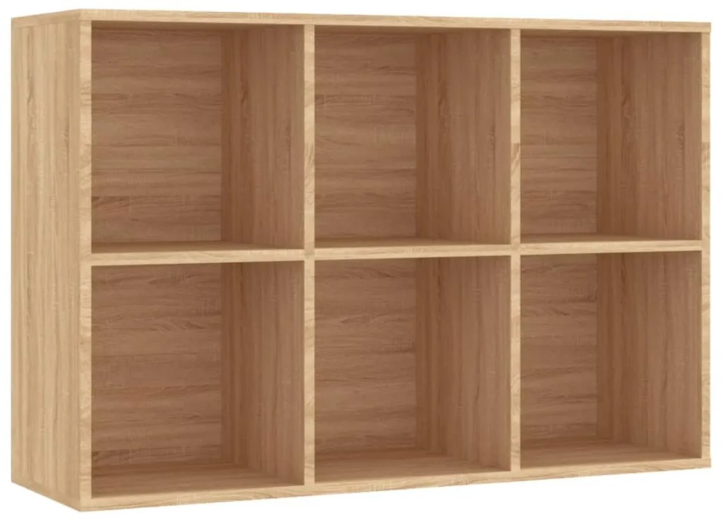 Estante/aparador 66x30x98 cm contraplacado cor carvalho sonoma