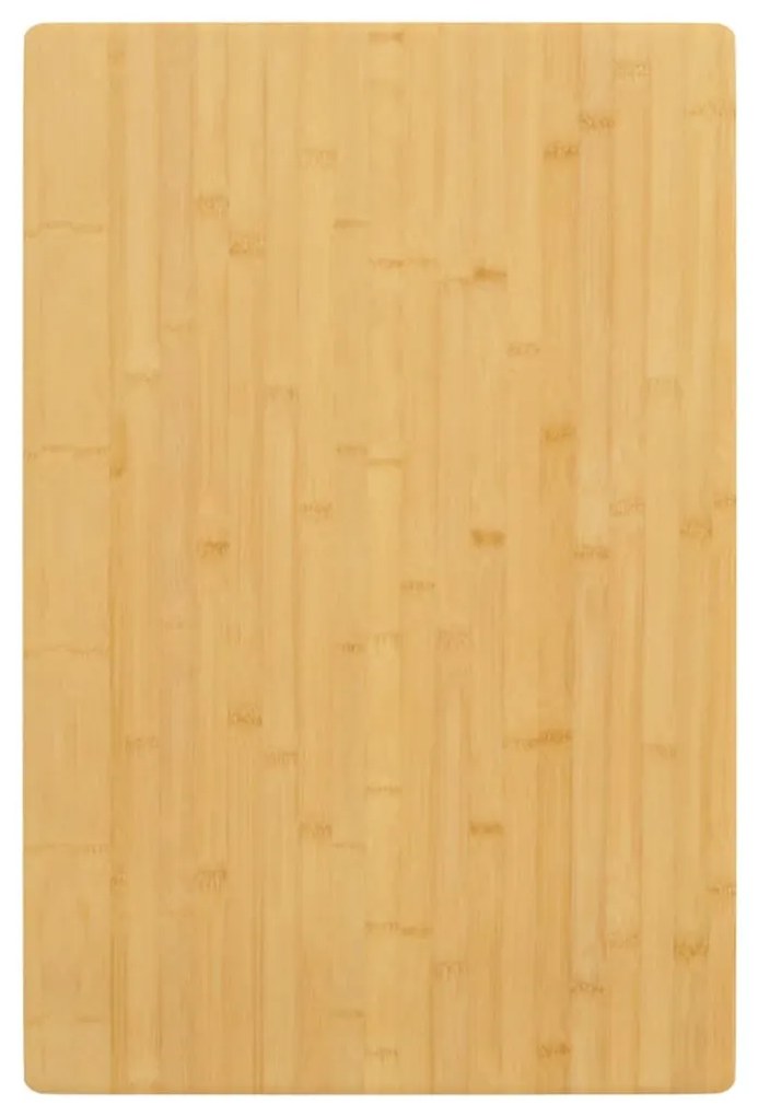 vidaXL Tampo de mesa 60x100x2,5 cm bambu