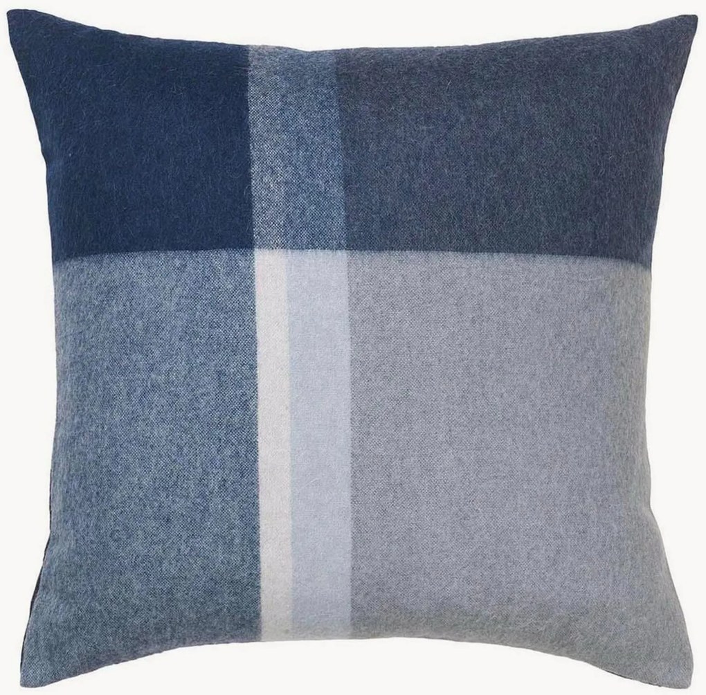 Capa de almofada reversível em lã de alpaca Manhattan
