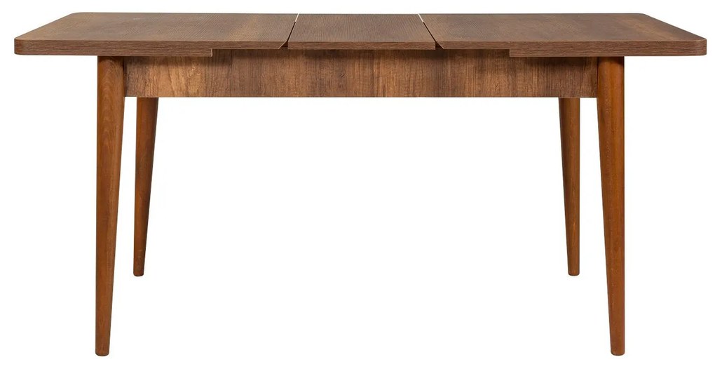 Conjunto de Mesa de Jantar Extensível e Cadeiras Vina – Nogueira Pedra