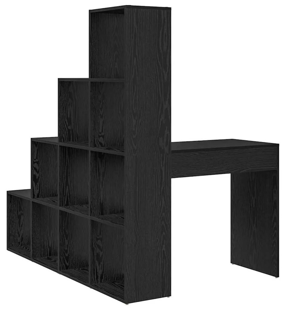 Secretária de canto Carvalho preto 101,5 x 149,5 x 149,5 cm