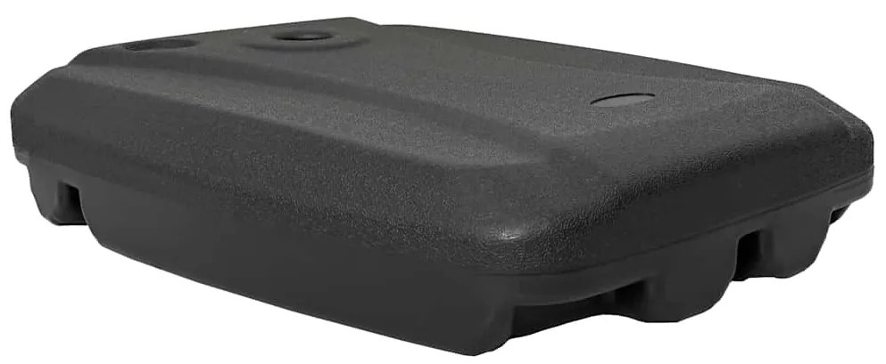 Suporte para guarda-sol de exterior preto