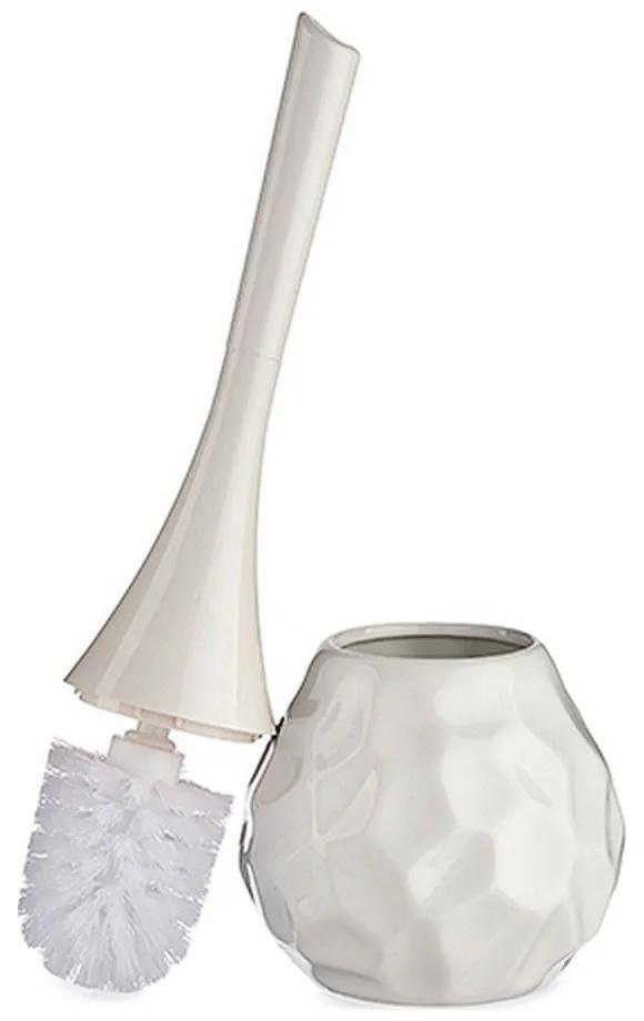 Porta-escova S3606582 Cerâmica Branco Plástico (14 x 38 x 14	 cm)