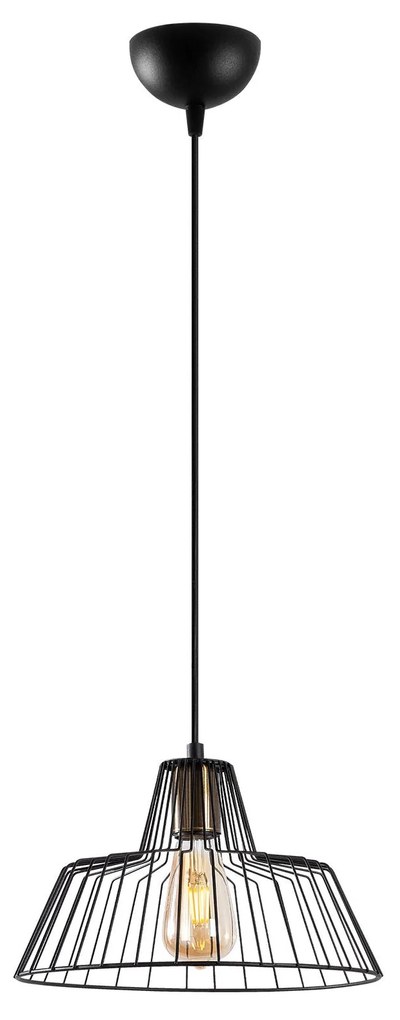 Chandelier Hakcu – Preto Antique – 30 x 30 x 116 cm