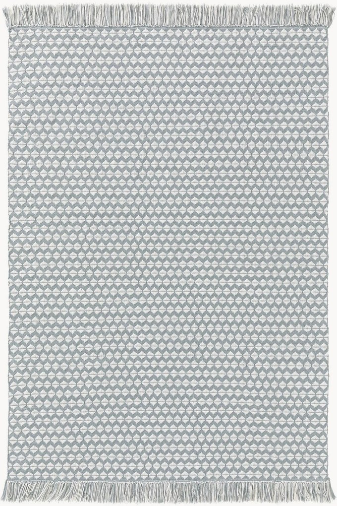 Tapete para interior e exterior com franjas Morty