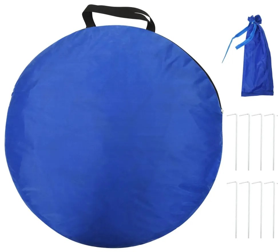 Túnel para cães Ø 55x1000 cm poliéster azul