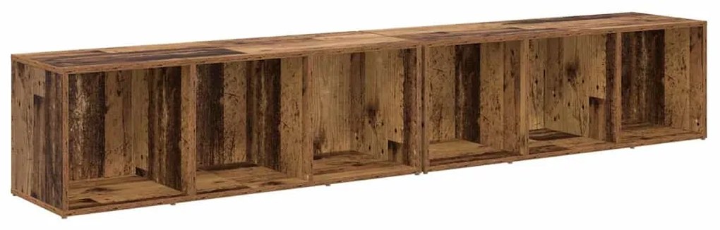 Conjunto de móvel de TV 2 pcs Madeira Antiga 37 x 35 x 107 cm