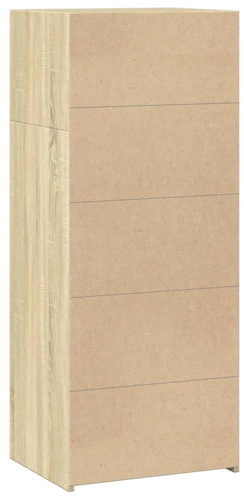 Armário alto 50x41x124 cm derivados de madeira carvalho sonoma