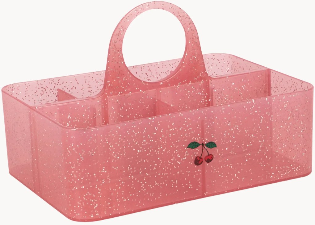 Organizador de arrumação com purpurina Cherry