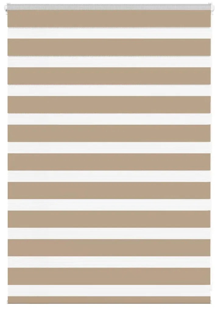 vidaXL Cortina de zebra 115x100 cm largura do tecido 110,9cm poliéster