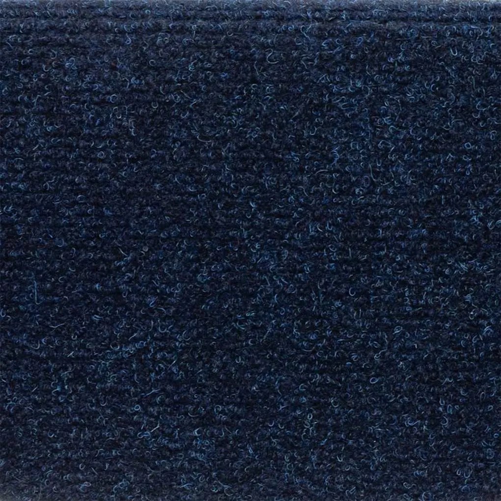 Tapetes escada autoadesivos 15pcs 56x17x3cm azul-marinho