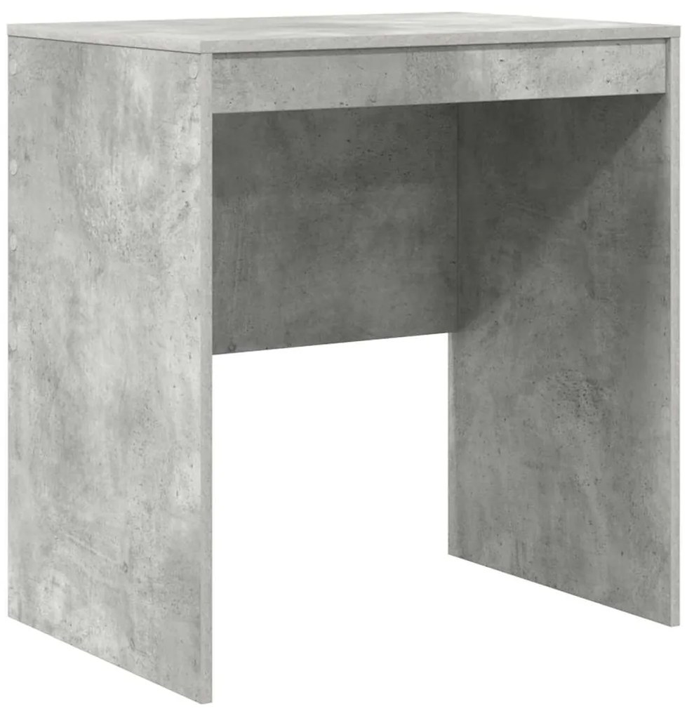 Secretária de Escrita Cinza Concreto MDF com visual concreto