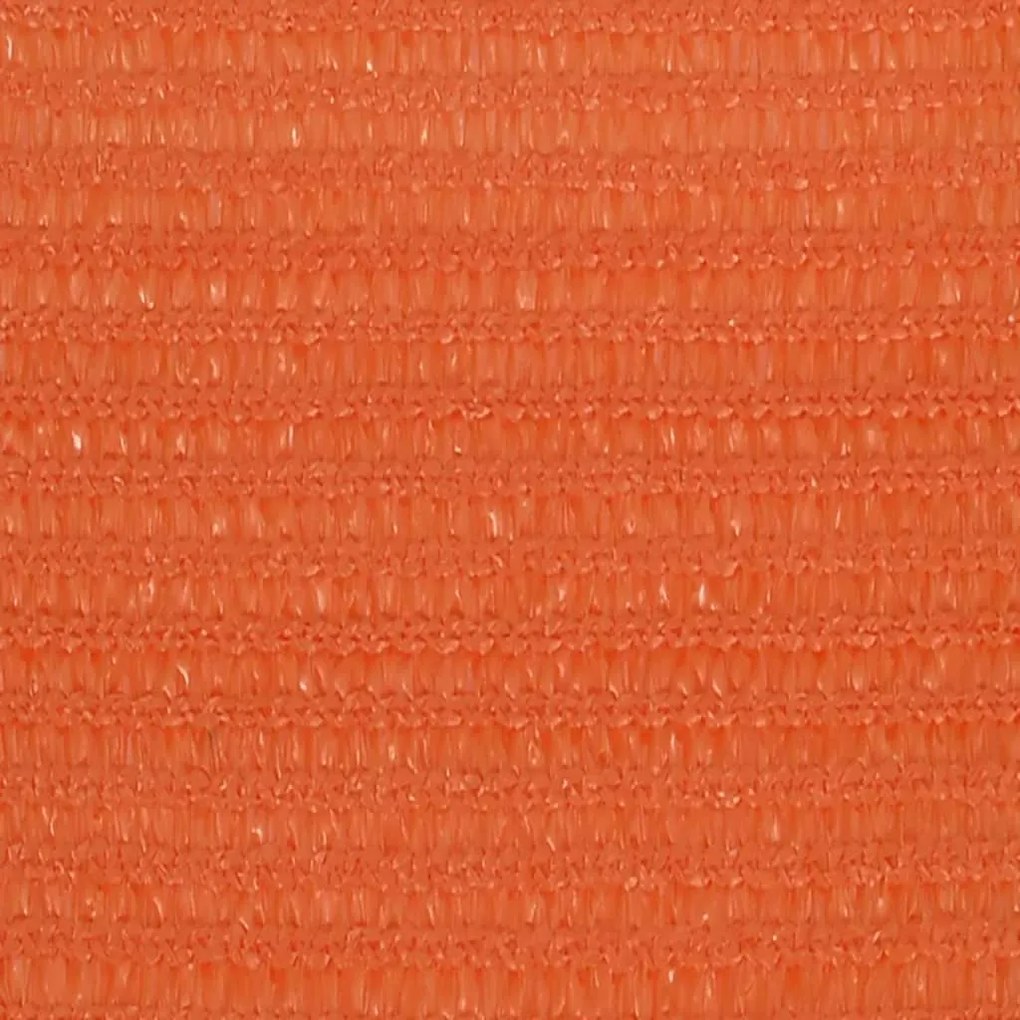 Para-sol estilo vela 160 g/m² 3,5x3,5x4,9 m PEAD laranja