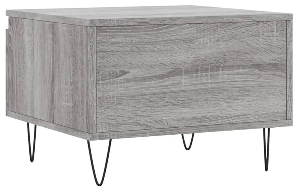 Mesas de centro 2 pcs 50x46x35cm deriv. madeira cinzento sonoma