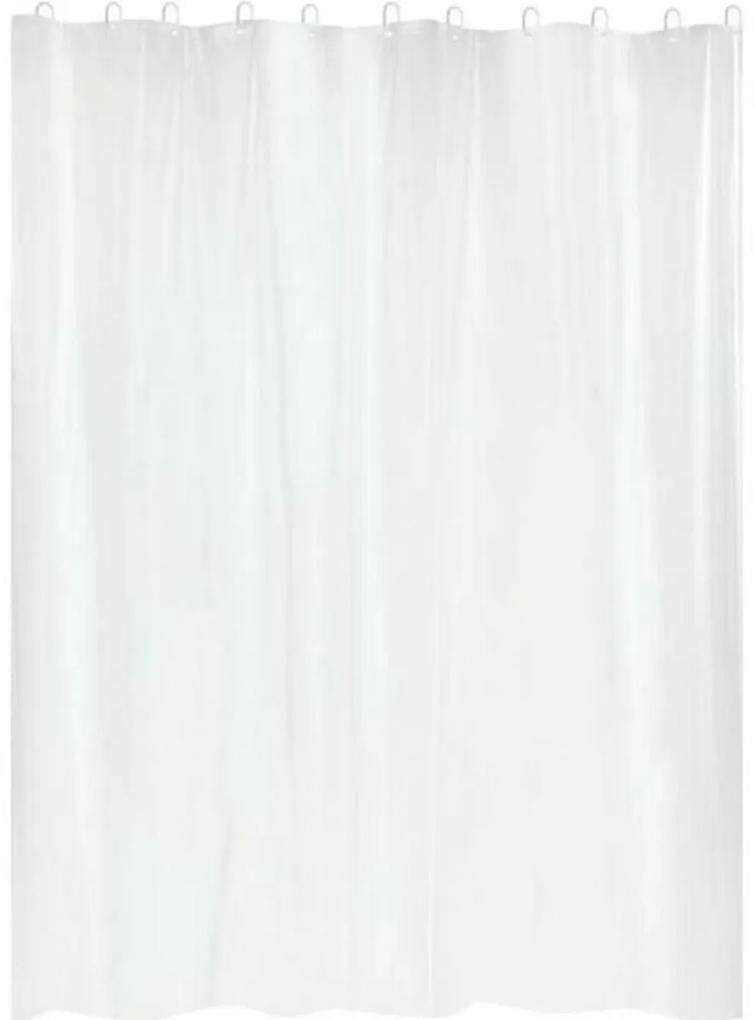 Cortina de Duche Gelco Branco PVC PEVA 180 x 200 cm