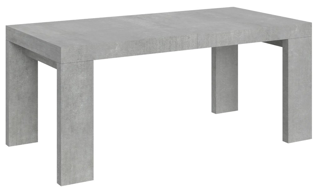 Mesa jantar sala, cozinha extensível Roxell 90x180 extensível 284 cm Cinza betão