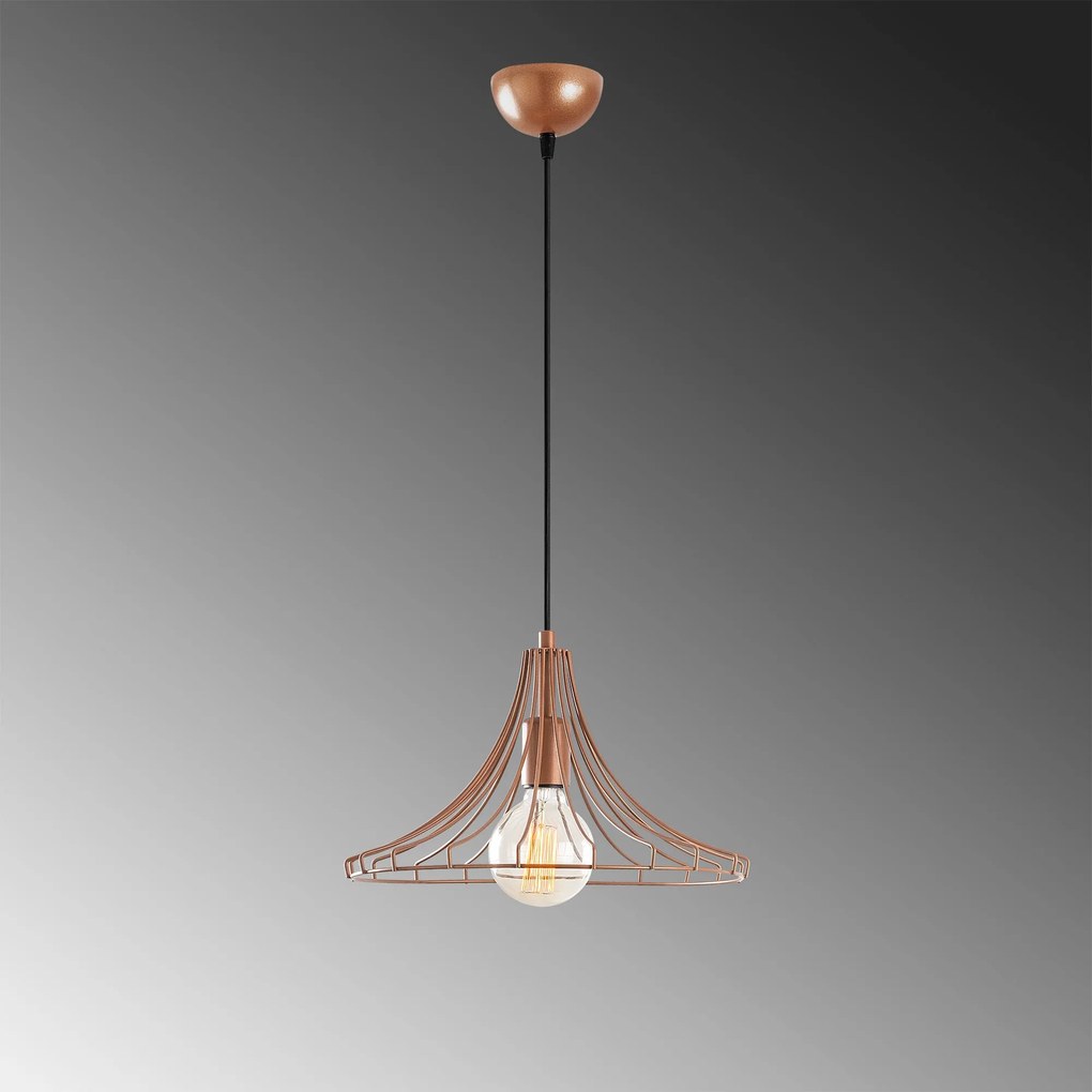 Candeeiro Mezopotamya – Cobre – 37 cm x 126 cm