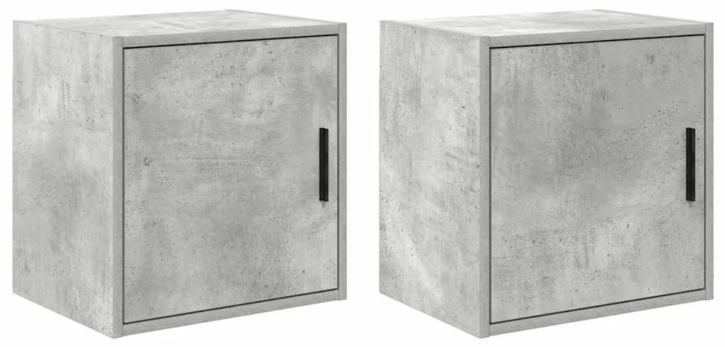Armários de parede para garagem 2pcs derivados de madeira
