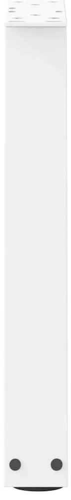 Pés para mesa de centro em V 2 peças Branco 28x(42-43,3) cm Aço
