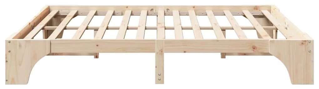 Cama de madeira de pinho 180x200 cm