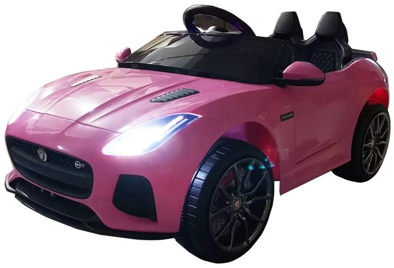 JAGUAR 12V CARRO ELÉTRICO INFANTIL ROSA