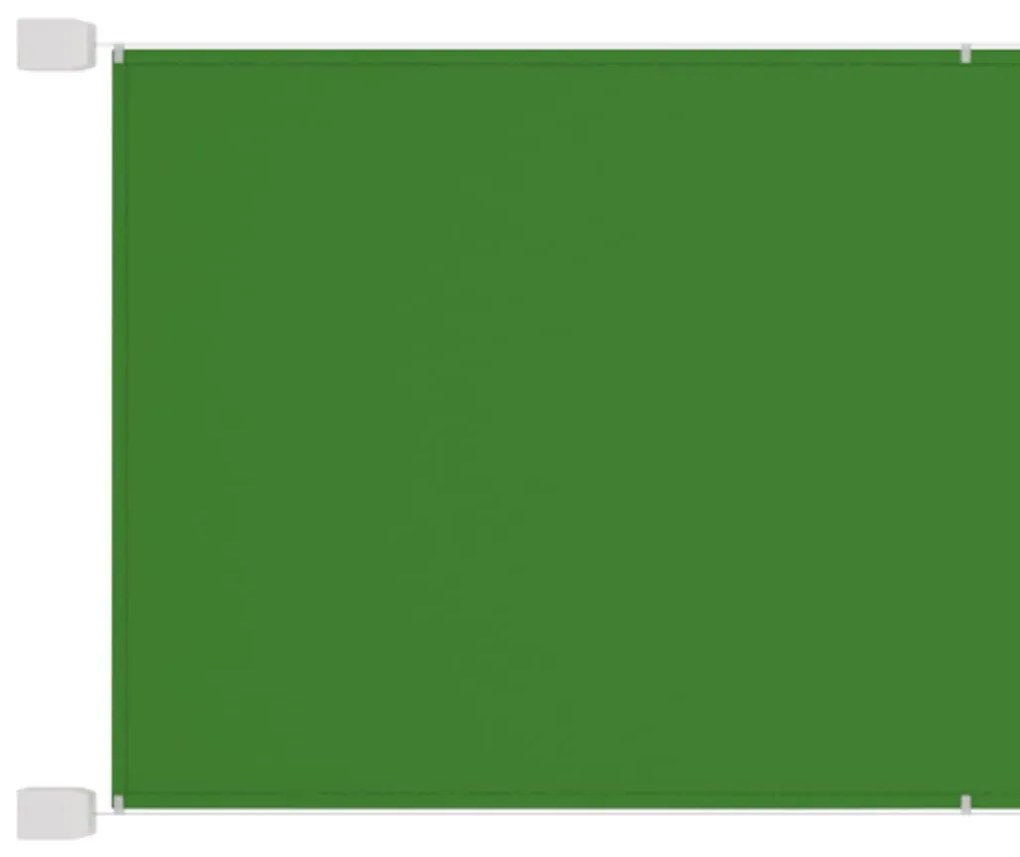 vidaXL Toldo vertical 300x420 cm tecido oxford verde-claro