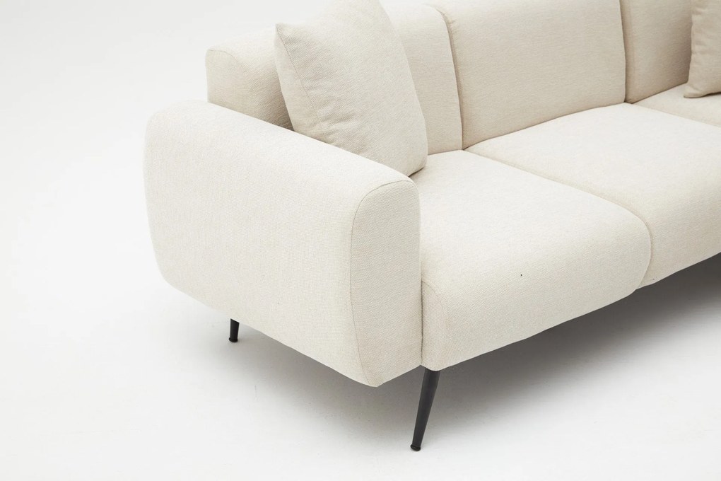 Sofá de Canto Side – Creme – 252 cm