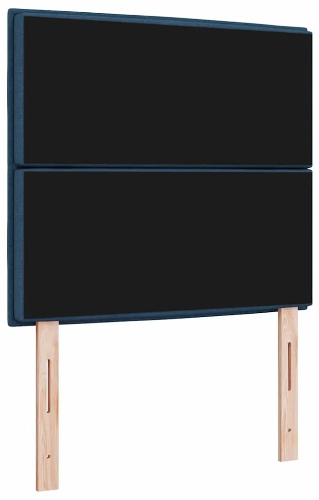 Cabeceira Design Lines Azul 90 cm Tecido