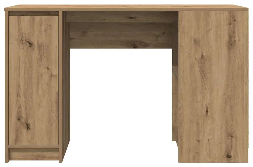 Secretária 120x42x76 cm derivados madeira carvalho artisiano