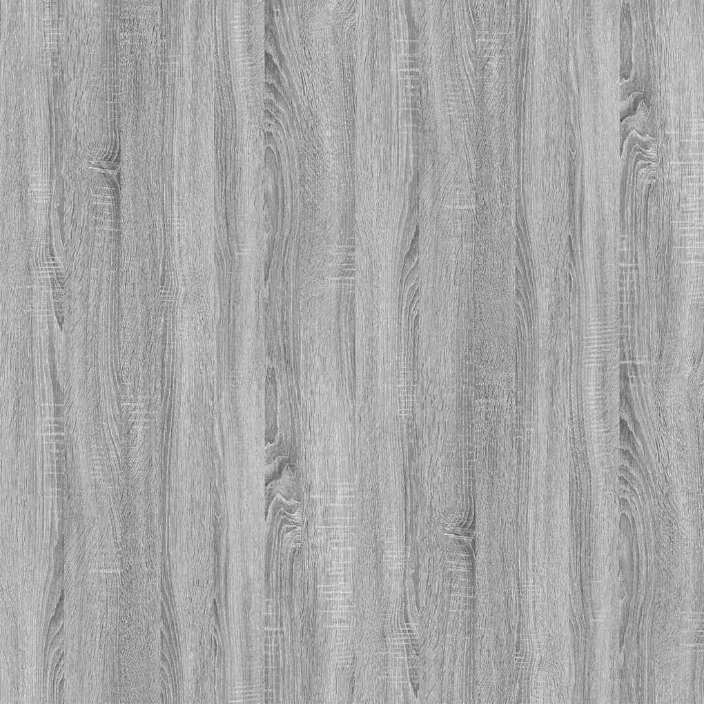 2 pcs conjunto móveis WC derivados de madeira sonoma cinza
