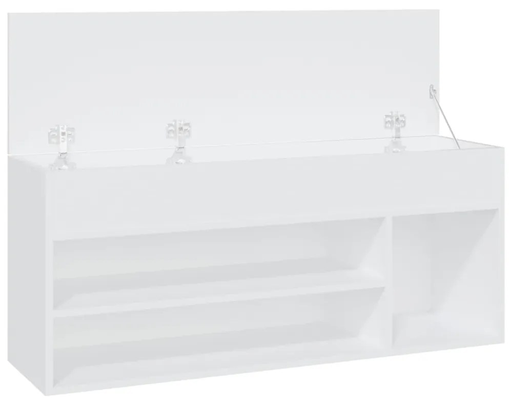 Banco sapateira 105x30x45 cm contraplacado branco