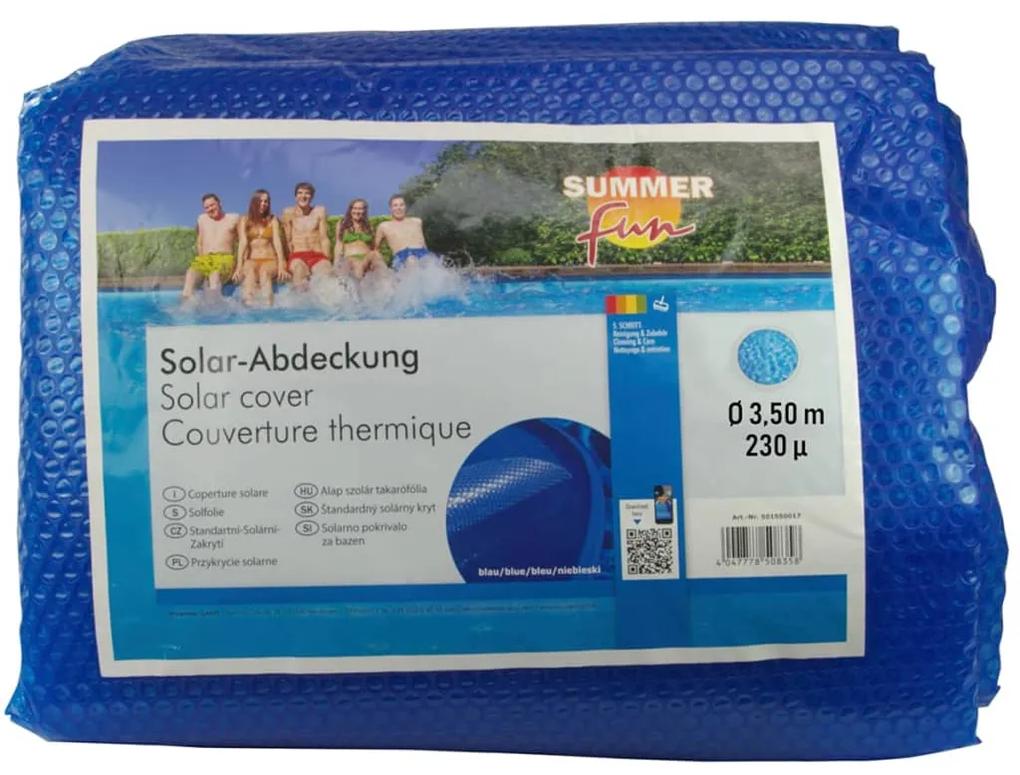 428932 Summer Fun Cobertura solar de piscina redonda 350 cm PE azul